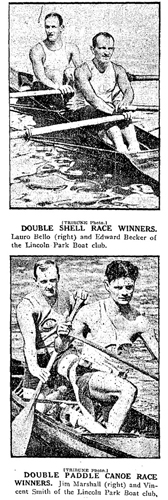 Rowers and Paddlers in Chicago, 1923